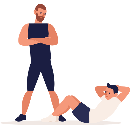 Kurs trenera personalnego ikona 3 - trener obserwuje cwiczenia