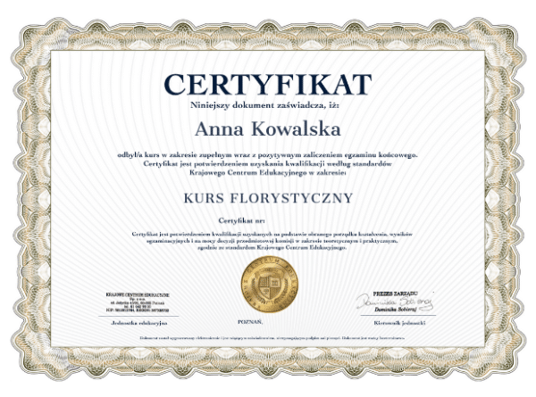 Kurs Florystyczny – Nauka Florystyki z Ekspertem (2025)