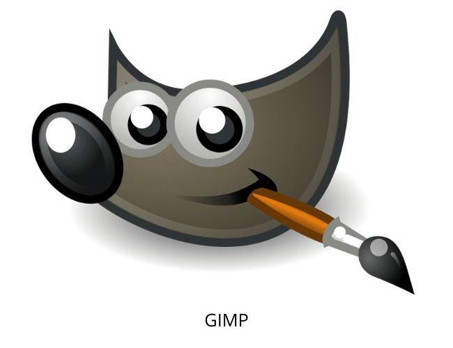 Logo programu GIMP - darmowa alternatywa dla Photoshopa do projektowania plakatów