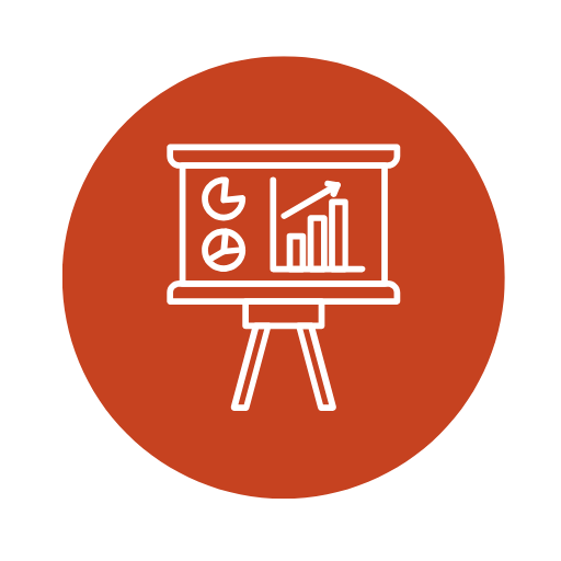 Kurs PowerPoint ikona 3 - ikona prezentacji