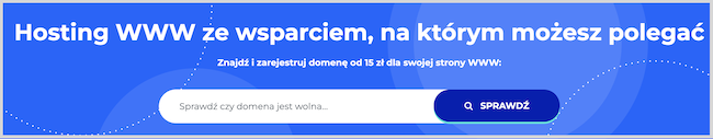 Zrzut ekranu landingu LH.pl