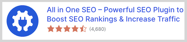 Wtyczka All in One SEO