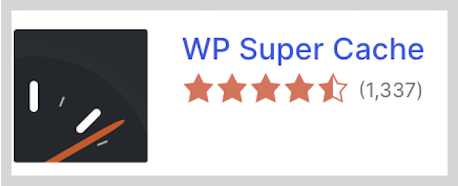 Wtyczka WP Super Cache