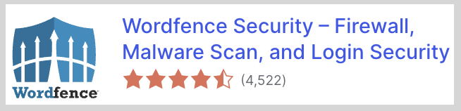 Zrzut ekranu wtyczki Wordfence Security