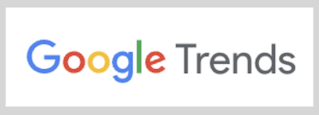 Zrzut ekranu loga z Google Trends