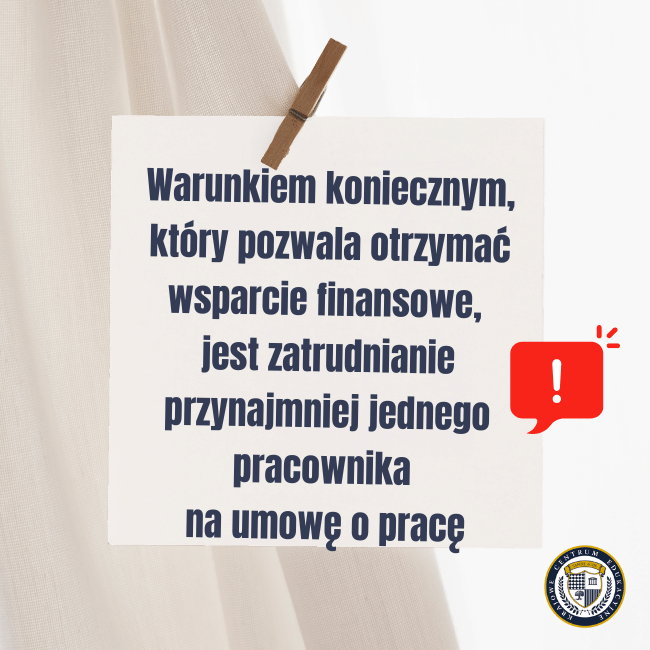 Infografika o warunkach zatrudnienia dla dofinansowania szkoleń - wymóg umowy o pracę