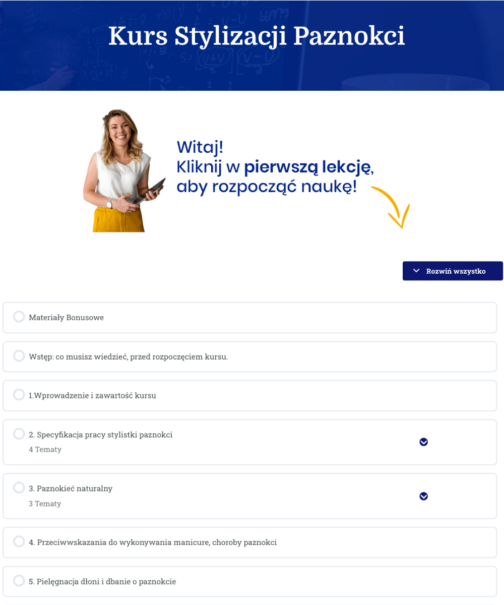 Kurs stylizacji paznokci 1