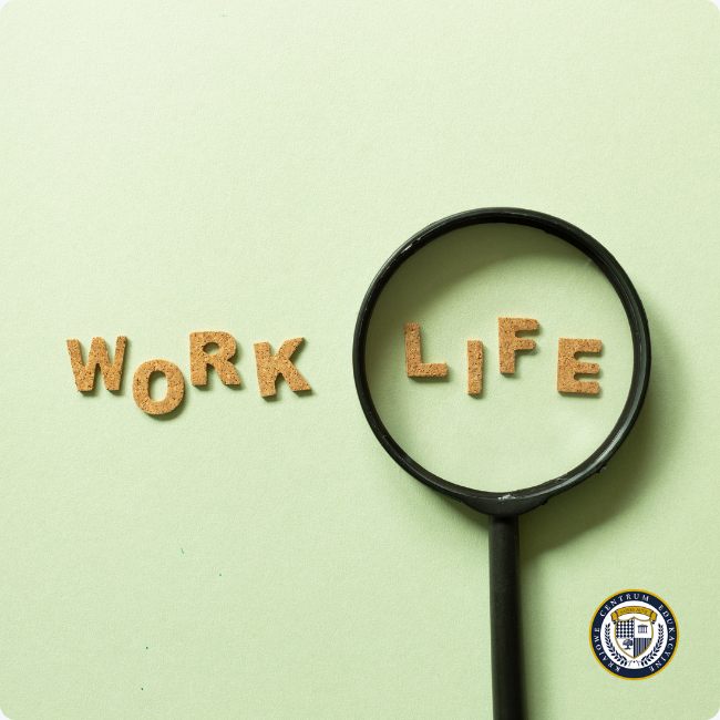 napis work life - life w lupie.